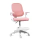 Scaun birou copii OFF 339 roz cu suport pentru picioare