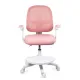 Scaun birou copii OFF 339 roz cu suport pentru picioare