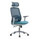 Scaun modern de birou din mesh cu brațe reglabile 3D OFF 403 Bleu