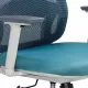 Scaun modern de birou din mesh cu brațe reglabile 3D OFF 403 Bleu