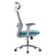 Scaun modern de birou din mesh cu brațe reglabile 3D OFF 403 Bleu