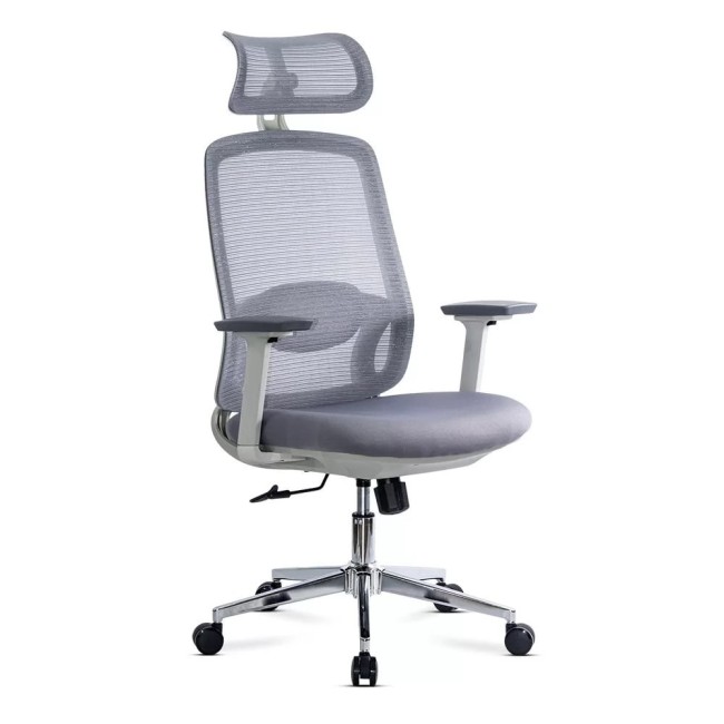 Scaun modern de birou din mesh cu brațe reglabile 3D OFF 403 Gri Scaun modern de birou din mesh cu brațe reglabile 3D OFF 403 Gri