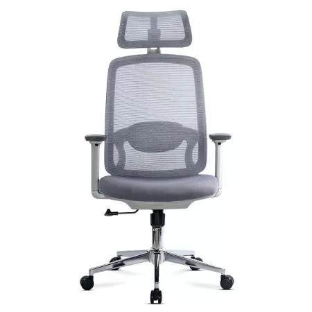 Scaun modern de birou din mesh cu brațe reglabile 3D OFF 403 Gri