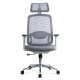 Scaun modern de birou din mesh cu brațe reglabile 3D OFF 403 Gri Scaun modern de birou din mesh cu brațe reglabile 3D OFF 403 Gri