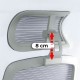 Scaun modern de birou din mesh cu brațe reglabile 3D OFF 403 Gri Scaun modern de birou din mesh cu brațe reglabile 3D OFF 403 Gri