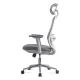Scaun modern de birou din mesh cu brațe reglabile 3D OFF 403 Gri