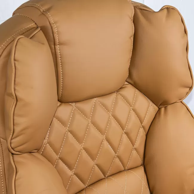 Scaun directorial cu suport de picioare OFF 411 bej