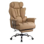 Scaun de birou căptușit cu burete gros de 8 cm OFF413 Bej