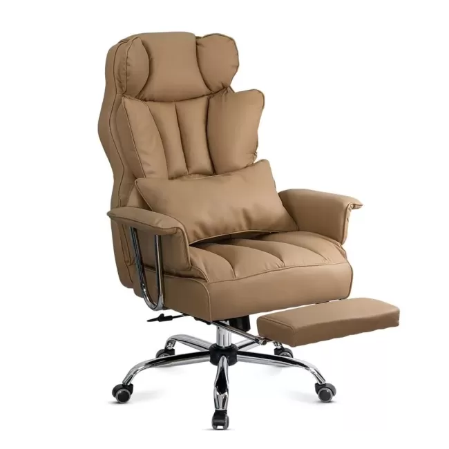 Scaun de birou căptușit cu burete gros de 8 cm OFF413 Bej