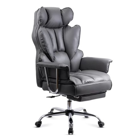 Scaun de birou căptușit cu burete gros de 8 cm OFF413 Gri