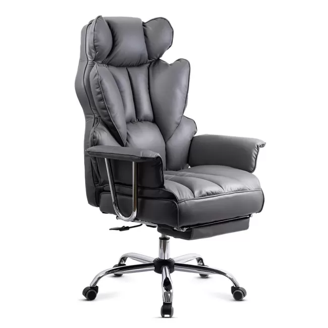 Scaun de birou căptușit cu burete gros de 8 cm OFF413 Gri