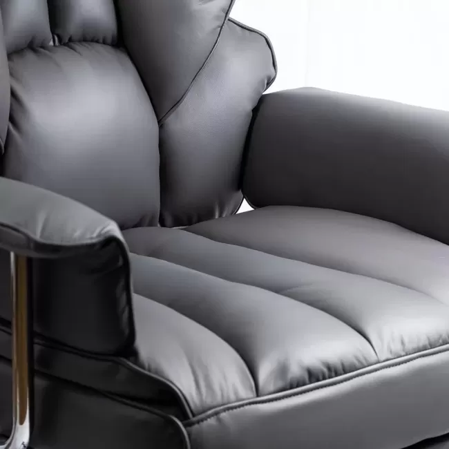 Scaun de birou căptușit cu burete gros de 8 cm OFF413 Gri