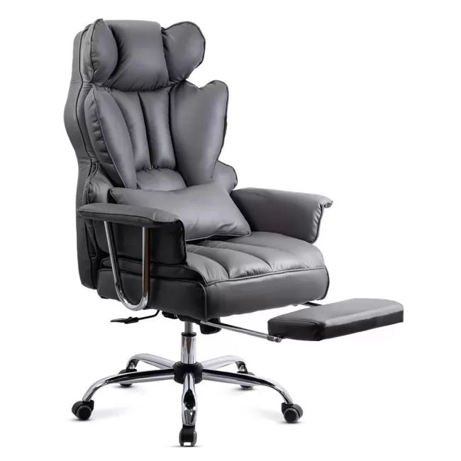 Scaun de birou căptușit cu burete gros de 8 cm OFF413 Gri