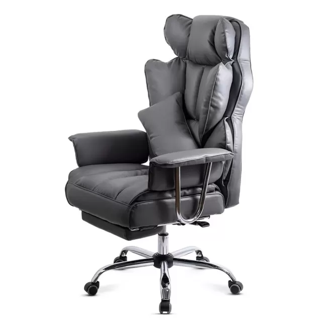 Scaun de birou căptușit cu burete gros de 8 cm OFF413 Gri