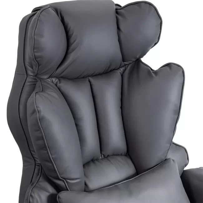 Scaun de birou căptușit cu burete gros de 8 cm OFF413 Gri