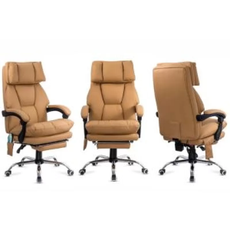 Scaune de birou cu masaj și încălzire OFF 414 Bej