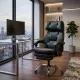 Scaun ergonomic masaj suport 150 kg OFF 414 negru