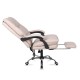 Scaun directorial, elegant și rezistent cu suport de picioare Office 417 Bej Scaun directorial, elegant și rezistent cu suport de picioare Office 417 Bej