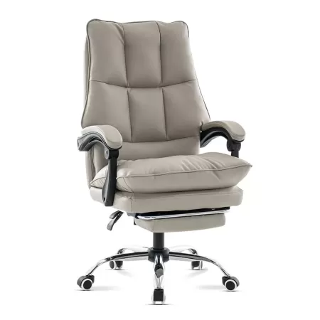 Scaun directorial, elegant și rezistent cu suport de picioare Office 417 Gri