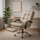 Scaun directorial, elegant și rezistent cu suport de picioare Office 417 Gri Scaun directorial, elegant și rezistent cu suport de picioare Office 417 Gri