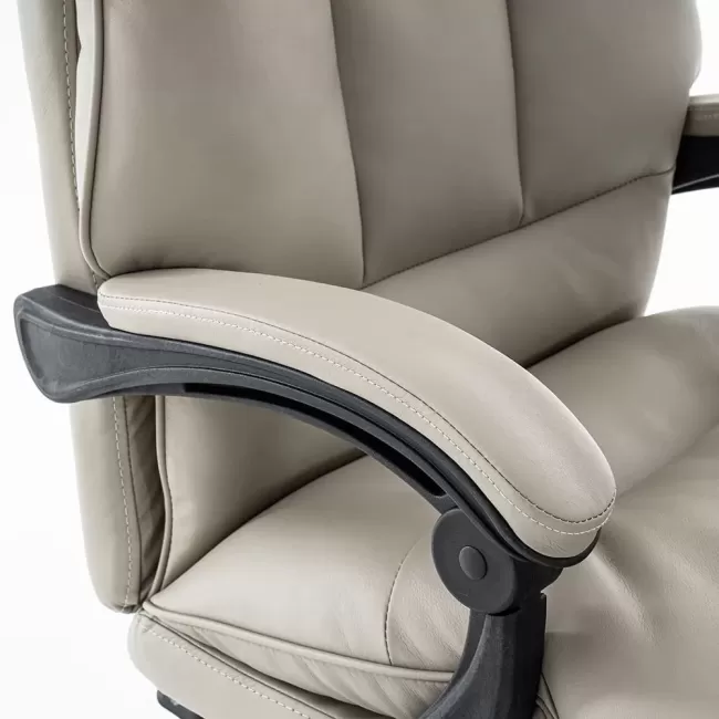 Scaun directorial, elegant și rezistent cu suport de picioare Office 417 Gri