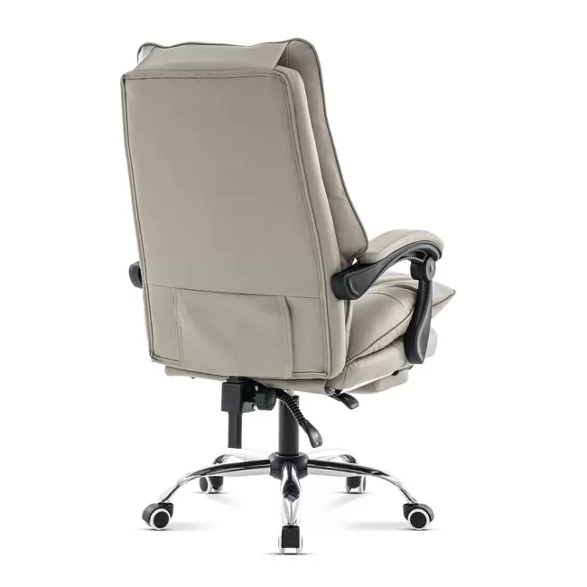 Scaun directorial, elegant și rezistent cu suport de picioare Office 417 Gri