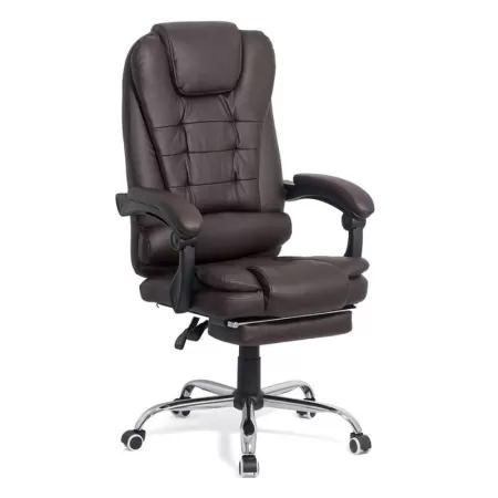 Scaun cu suport pentru picioare Maro