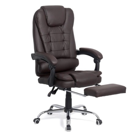 Scaun cu suport pentru picioare Maro Scaun cu suport pentru picioare Maro