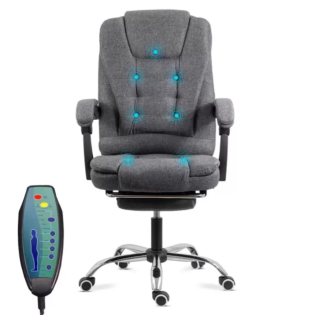 Scaune de birou cu masaj OFF4181 M Gri