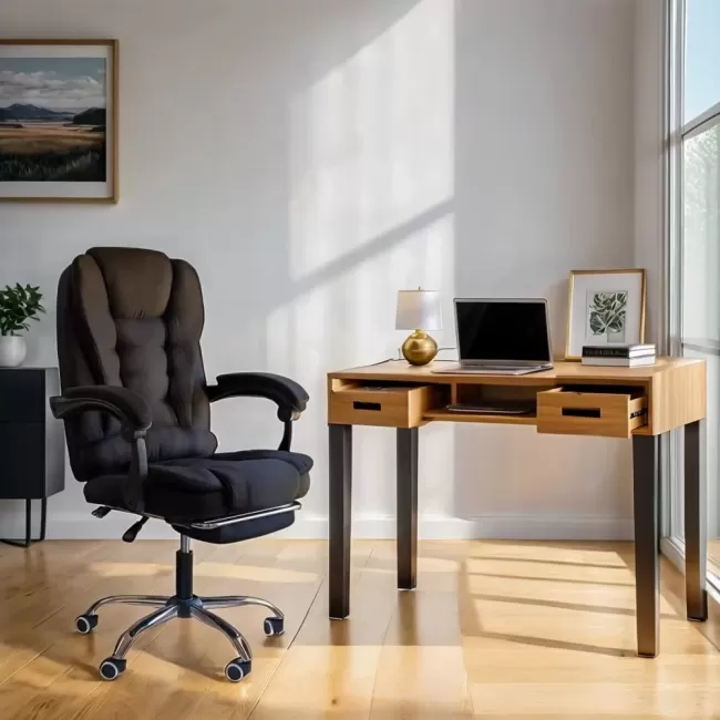 Scaune de birou cu masaj OFF4181 M Negru