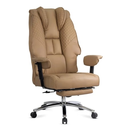 Scaun directorial cu brațe reglabile, șezut cu arcuri OFF 421 Bej Scaun directorial cu brațe reglabile, șezut cu arcuri OFF 421 Bej