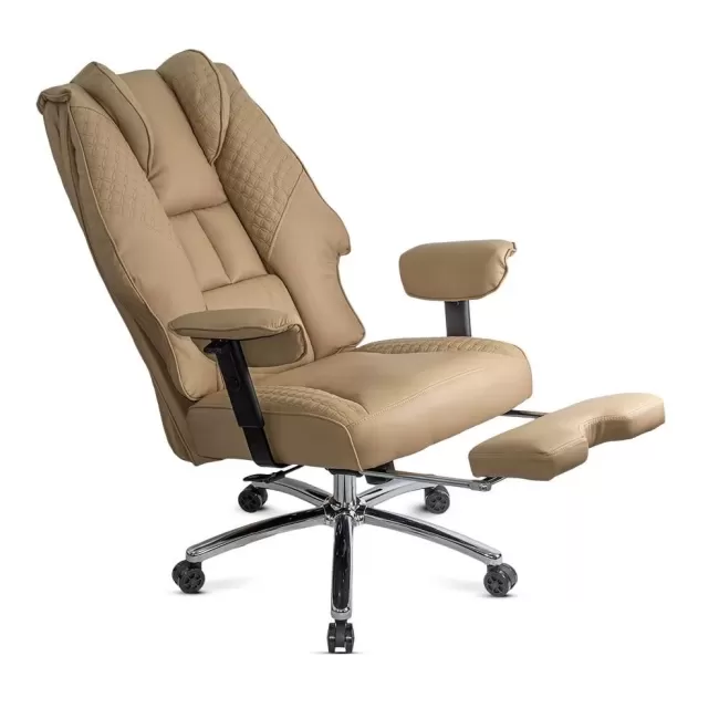 Scaun directorial cu brațe reglabile, șezut cu arcuri OFF 421 Bej