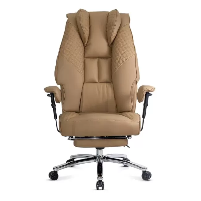 Scaun directorial cu brațe reglabile, șezut cu arcuri OFF 421 Bej