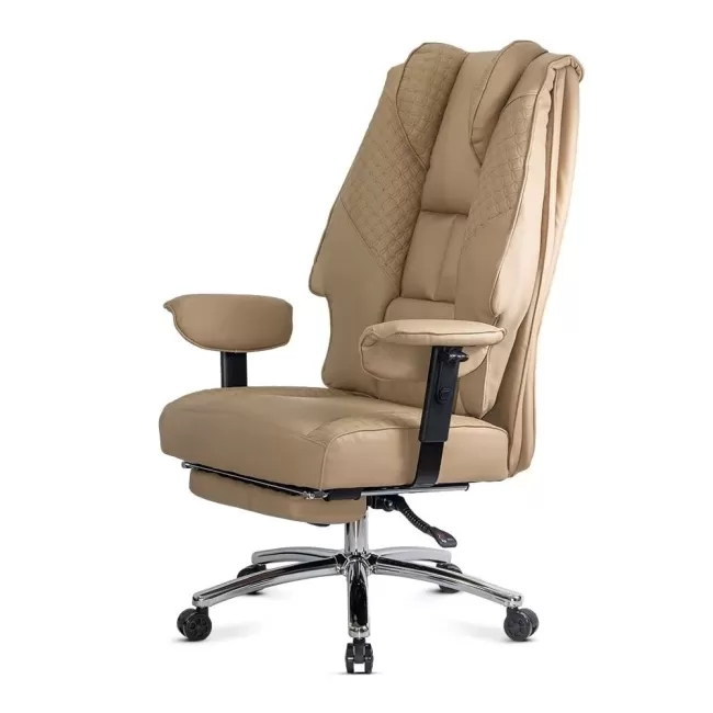 Scaun directorial cu brațe reglabile, șezut cu arcuri OFF 421 Bej