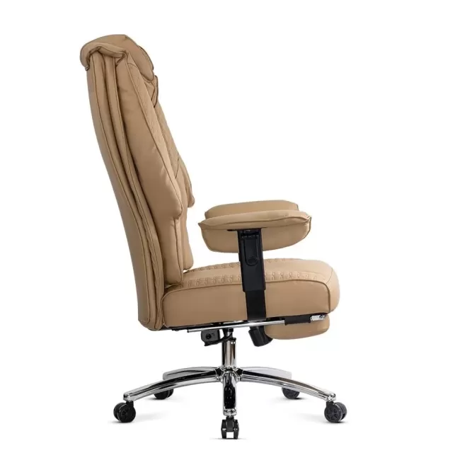 Scaun directorial cu brațe reglabile, șezut cu arcuri OFF 421 Bej