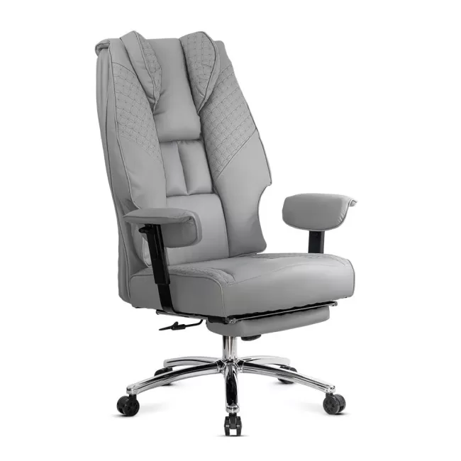 Scaun directorial cu brațe reglabile, șezut cu arcuri OFF 421 Gri