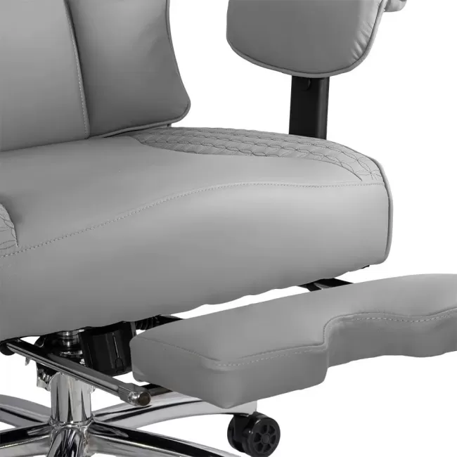 Scaun directorial cu brațe reglabile, șezut cu arcuri OFF 421 Gri