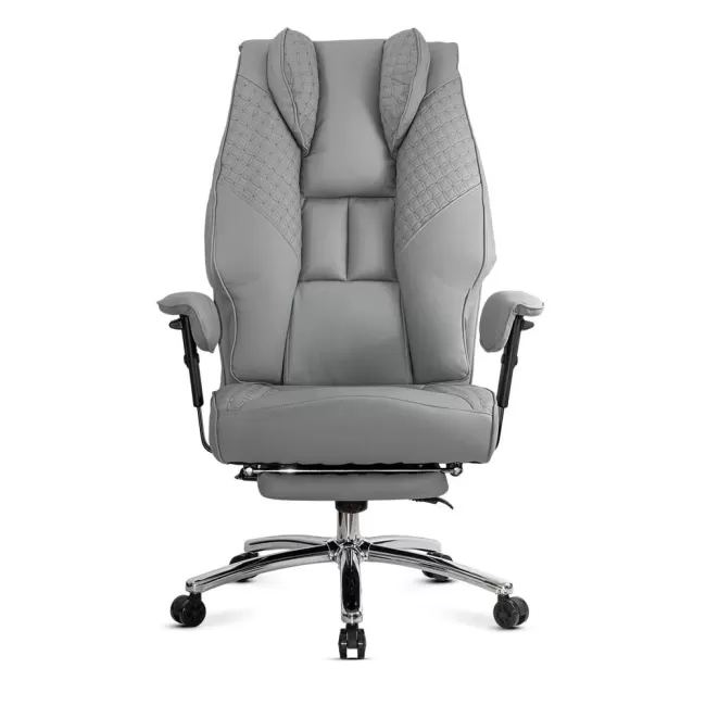 Scaun directorial cu brațe reglabile, șezut cu arcuri OFF 421 Gri