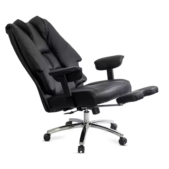 Scaun directorial cu brațe reglabile, șezut cu arcuri OFF 421 Negru