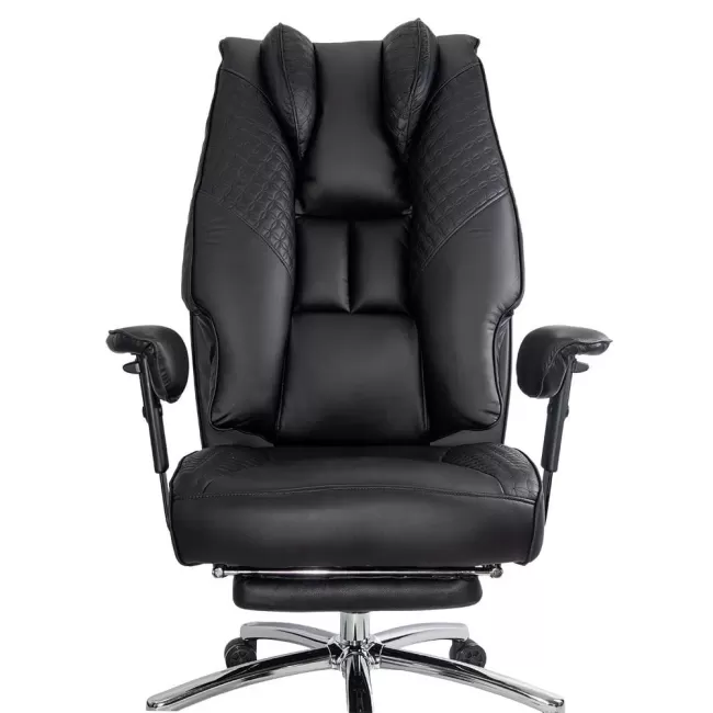 Scaun directorial cu brațe reglabile, șezut cu arcuri OFF 421 Negru