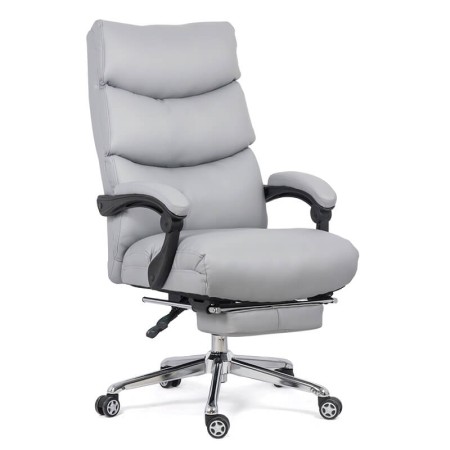 Scaun directorial cu suport de picioare în 2 culori Scaun directorial cu suport de picioare în 2 culori