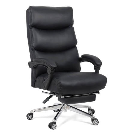 Scaun directorial cu suport de picioare în 2 culori Scaun directorial cu suport de picioare în 2 culori