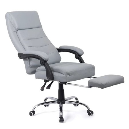 Scaun directorial cu suport de picioare Office 425 gri Scaun directorial cu suport de picioare Office 425 gri