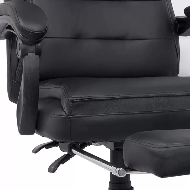 Scaun directorial cu suport de picioare Office 425 negru