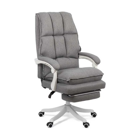 Scaun directorial textil cu suport de picioare OFF 426 gri Scaun directorial textil cu suport de picioare OFF 426 gri
