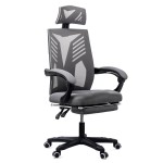 Scaun cu suport picioare OFF427 Gri