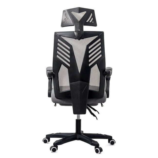 Scaun de gaming cu suport picioare OFF 427 Gri Scaun de gaming cu suport picioare OFF 427 Gri