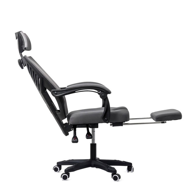 Scaun de gaming cu suport picioare OFF 427 Gri Scaun de gaming cu suport picioare OFF 427 Gri