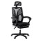 Scaun de gaming cu suport picioare OFF 427 Negru