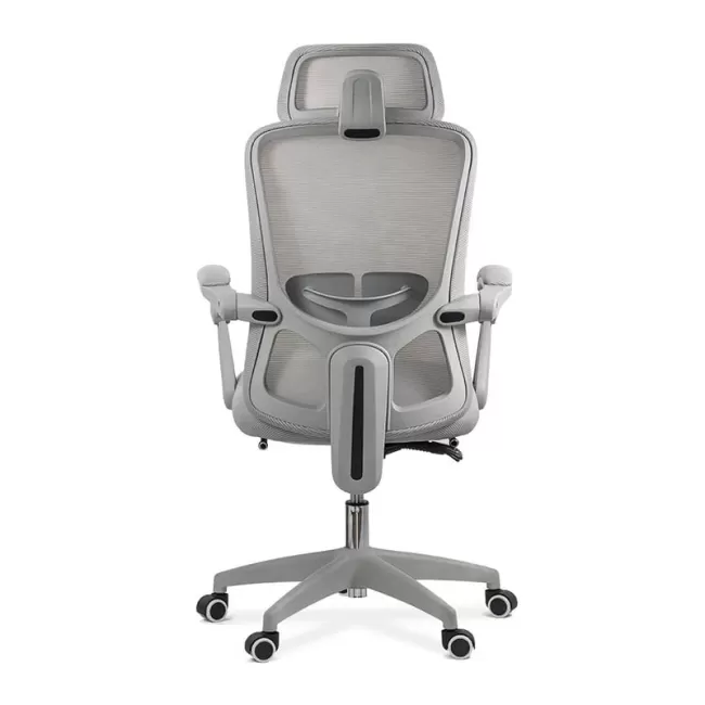 Scaune de birou cu tetiera si suport picioare OFF 430 Gri